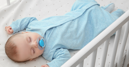 baby sleeping in crib