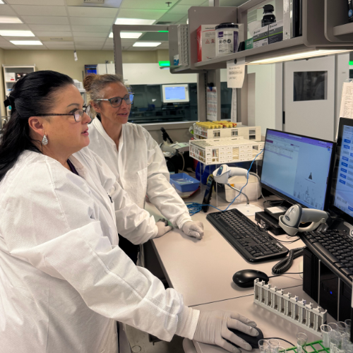 Judi and her colleague