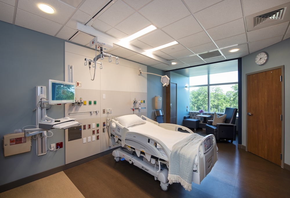 Photo of hospital room